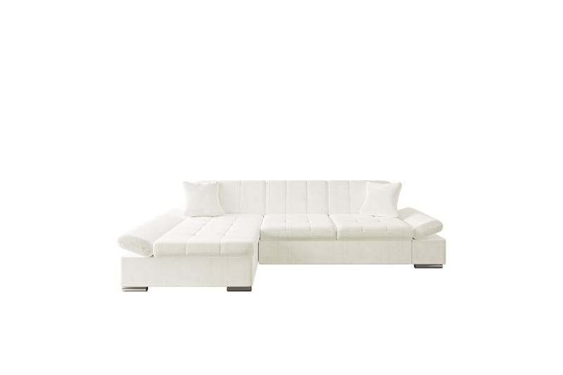 Djerra Sofa med Divan 3-personers - Hvid - Møbler - Sofaer - Sofa med chaiselong