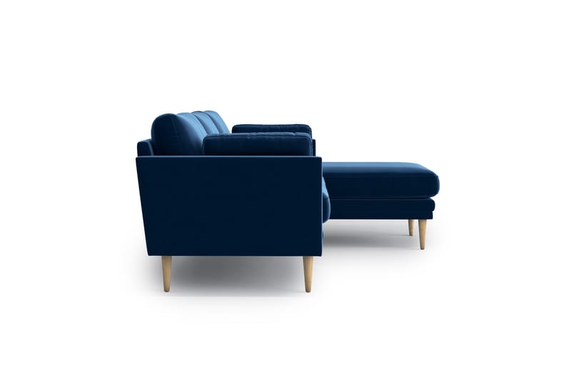 Emilly 4-Pers. Chaiselongsofa - Marineblå - Møbler - Sofaer - Sofa med chaiselong