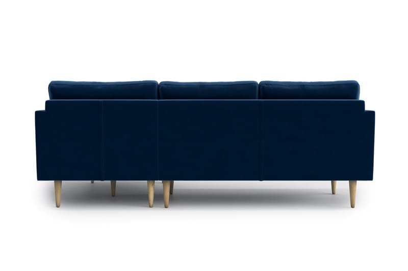 Emilly 4-Pers. Chaiselongsofa - Marineblå - Møbler - Sofaer - Sofa med chaiselong