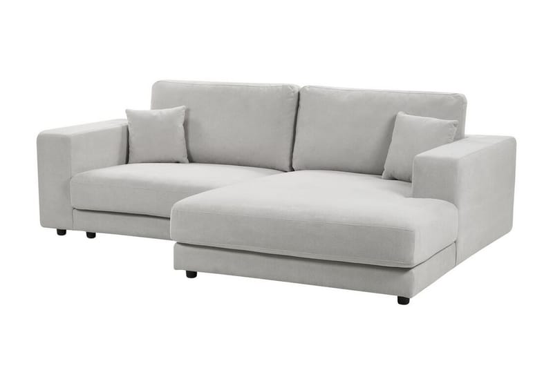 Ersi Sofa med Chaiselong 3-personers - Grå/Sort - Møbler - Sofaer - Sofa med chaiselong