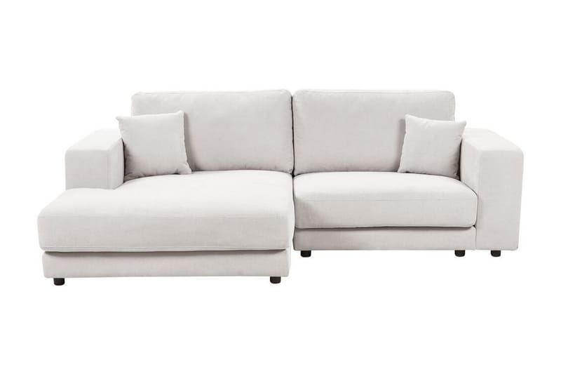 Ersi Sofa med Chaiselong 3-personers - Hvid/Sort - Møbler - Sofaer - Sofa med chaiselong