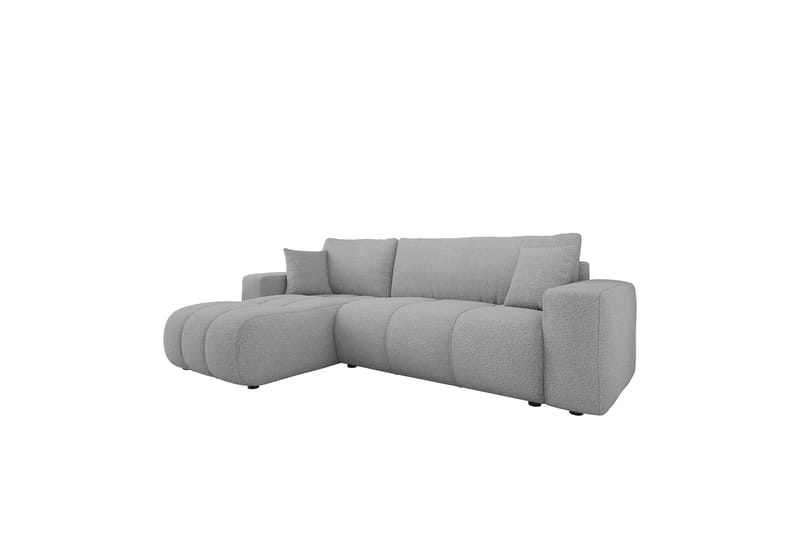 Flo Sofa med Divan 3-personers - Lys grå - Møbler - Sofaer - Sofa med chaiselong