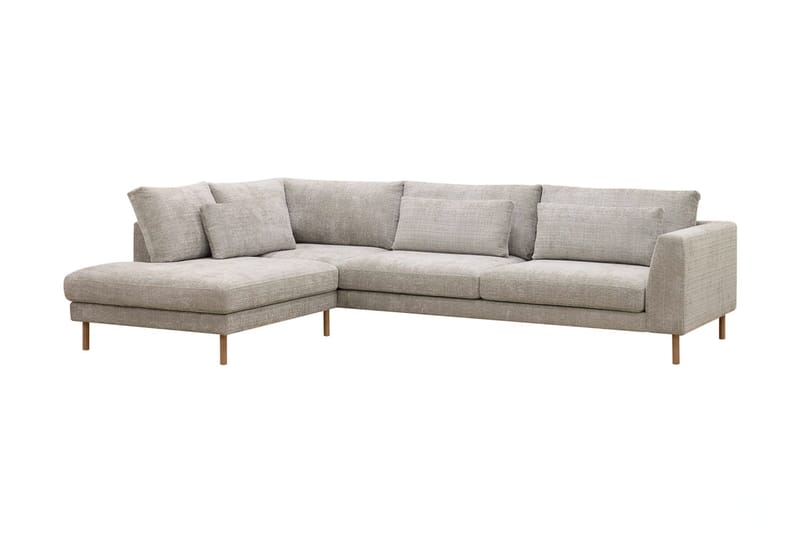 Florenz 3-personers Sofa med Chaiselong Venstre - Grå/Beige - Møbler - Sofaer - Sofa med chaiselong