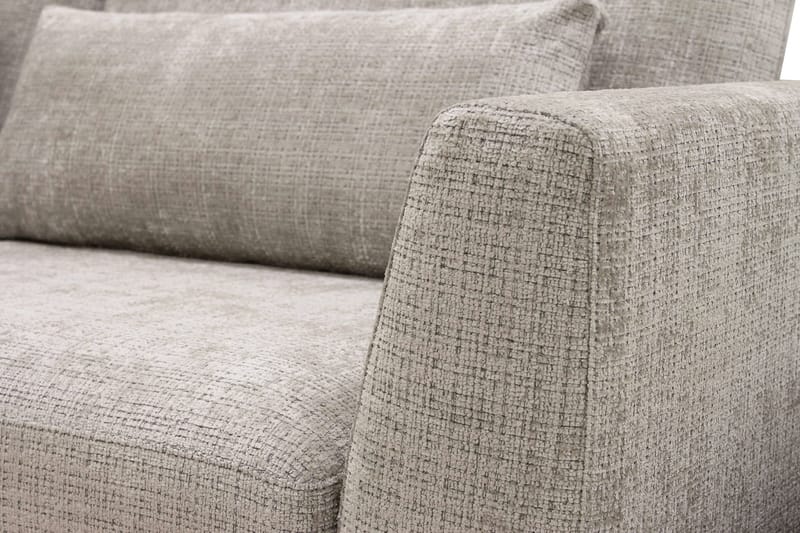 Florenz 3-personers Sofa med Chaiselong Venstre - Grå/Beige - Møbler - Sofaer - Sofa med chaiselong