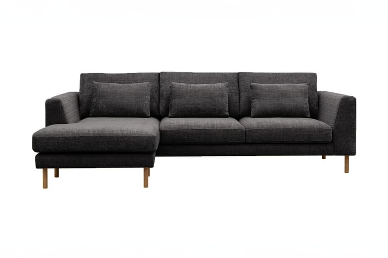 Florenz 3-personers Sofa med Divan Venstre - Grå - Møbler - Sofaer - Sofa med chaiselong