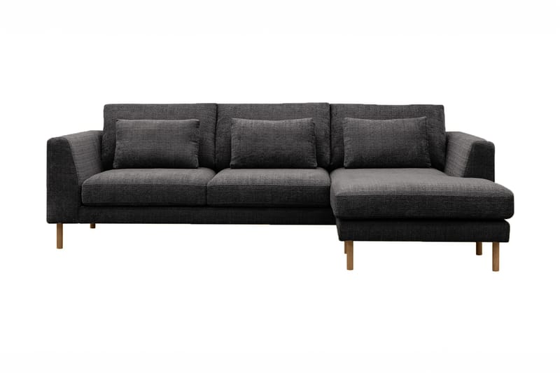 Florenz 3-personers Sofa med Divan Højre - Grå - Møbler - Sofaer - Sofa med chaiselong