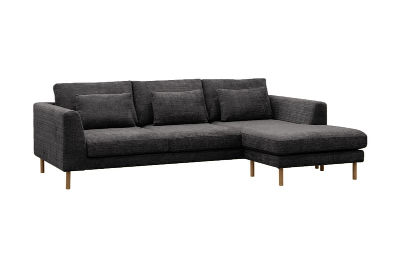 Florenz 3-personers Sofa med Divan Højre - Grå - Møbler - Sofaer - Sofa med chaiselong