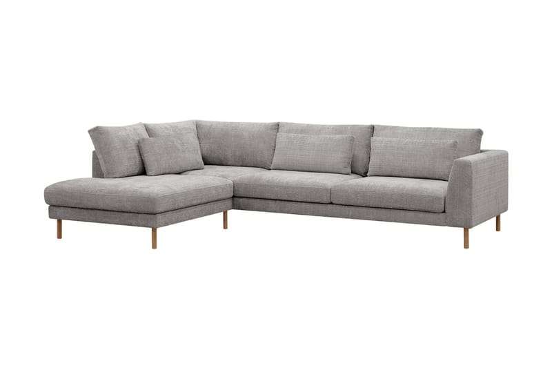 Florenz 3-personers Sofa med Chaiselong Venstre - Lysegrå - Møbler - Sofaer - Sofa med chaiselong