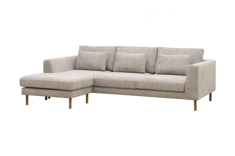 Florenz 3-personers Sofa med Divan Venstre - Grå/Beige - Møbler - Sofaer - Sofa med chaiselong