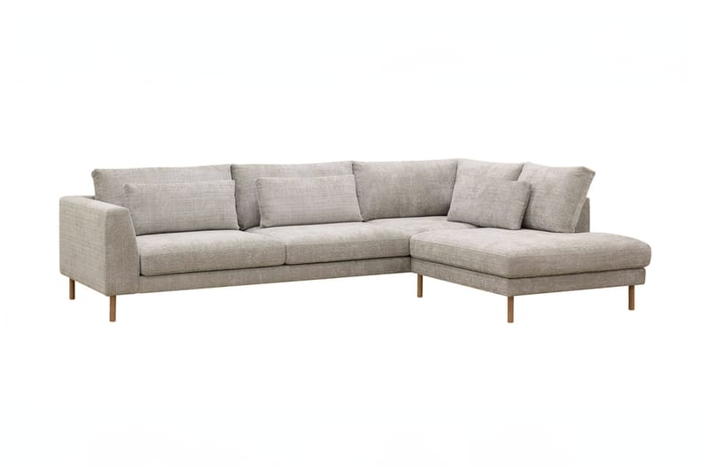 Florenz 3-personers Sofa med Chaiselong Højre - Grå/Beige - Møbler - Sofaer - Sofa med chaiselong