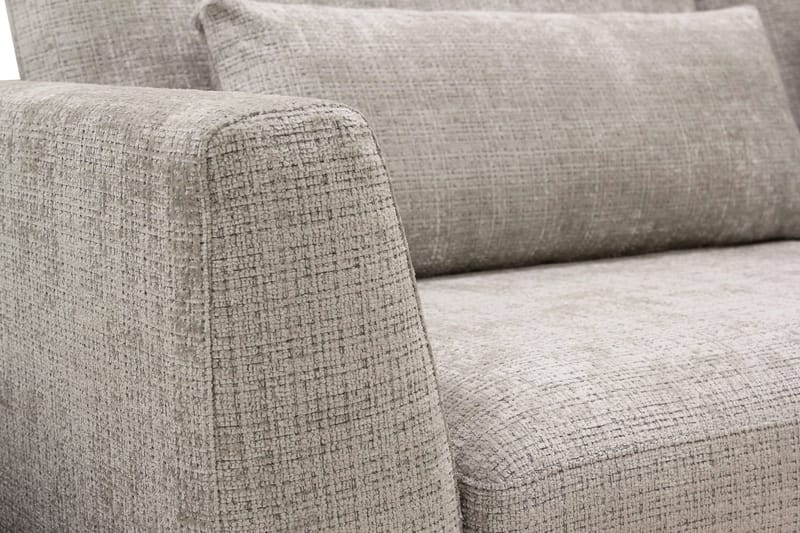 Florenz 3-personers Sofa med Chaiselong Højre - Grå/Beige - Møbler - Sofaer - Sofa med chaiselong