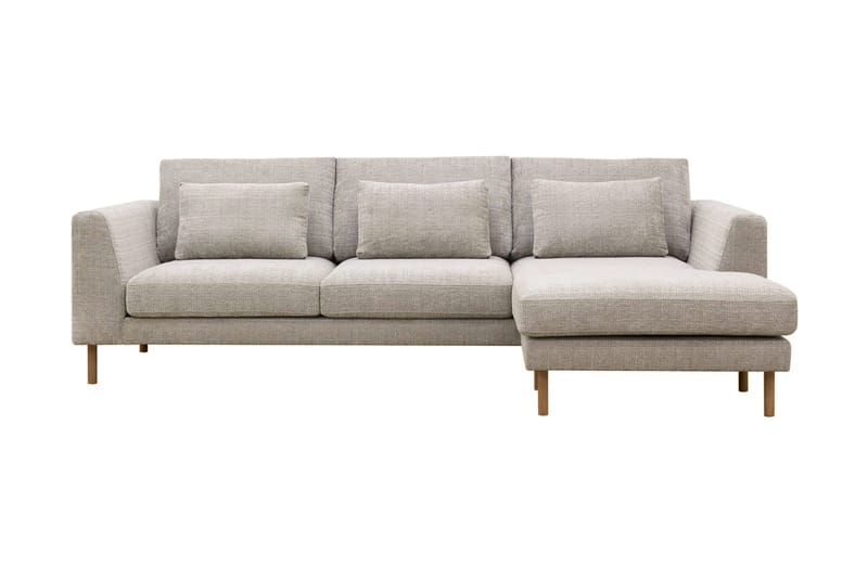 Florenz 3-personers Sofa med Divan Højre - Grå/Beige - Møbler - Sofaer - Sofa med chaiselong