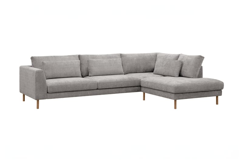 Florenz 3-personers Sofa med Chaiselong Højre - Lysegrå - Møbler - Sofaer - Sofa med chaiselong