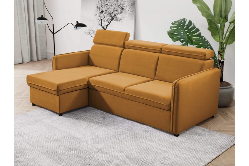 Fredrik Sofa med Divan 3-seter - Orange - Møbler - Sofaer - Sofa med chaiselong