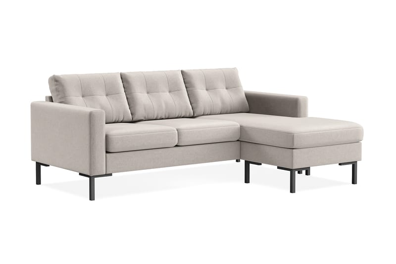 Frillestad 3-pers Divansofa Højre - Beige - Møbler - Sofaer - Sofa med chaiselong