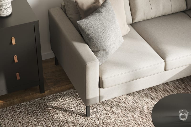 Frillestad 3-pers Divansofa Højre - Beige - Møbler - Sofaer - Sofa med chaiselong