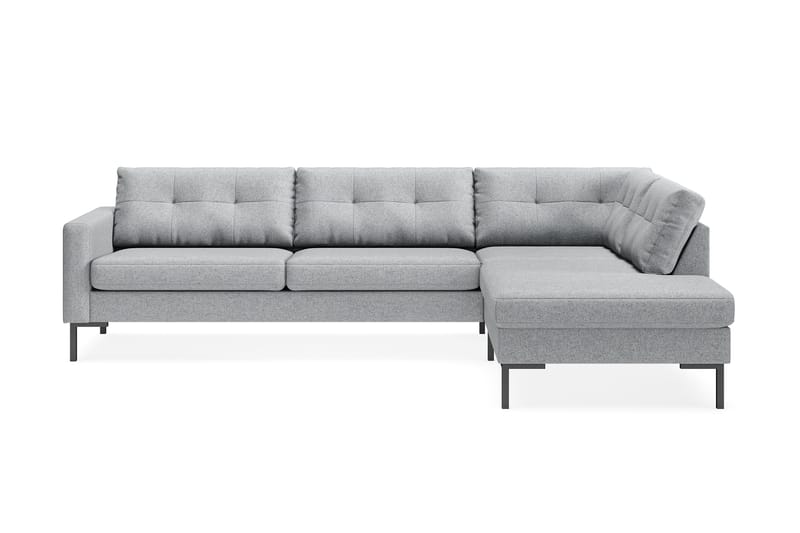 Frillestad 4-pers Sofa med Chaiselong Højre - Grå - Møbler - Sofaer - Sofa med chaiselong