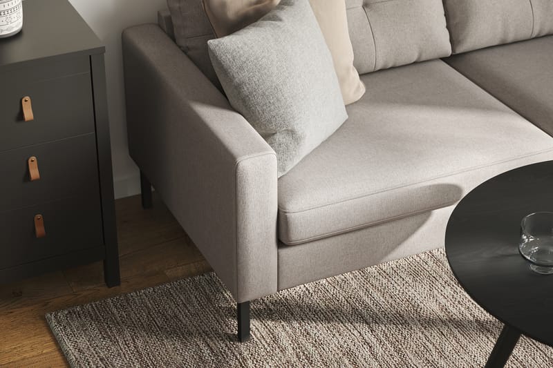 Frillestad 4-pers Sofa med Chaiselong Højre - Beige - Møbler - Sofaer - Sofa med chaiselong