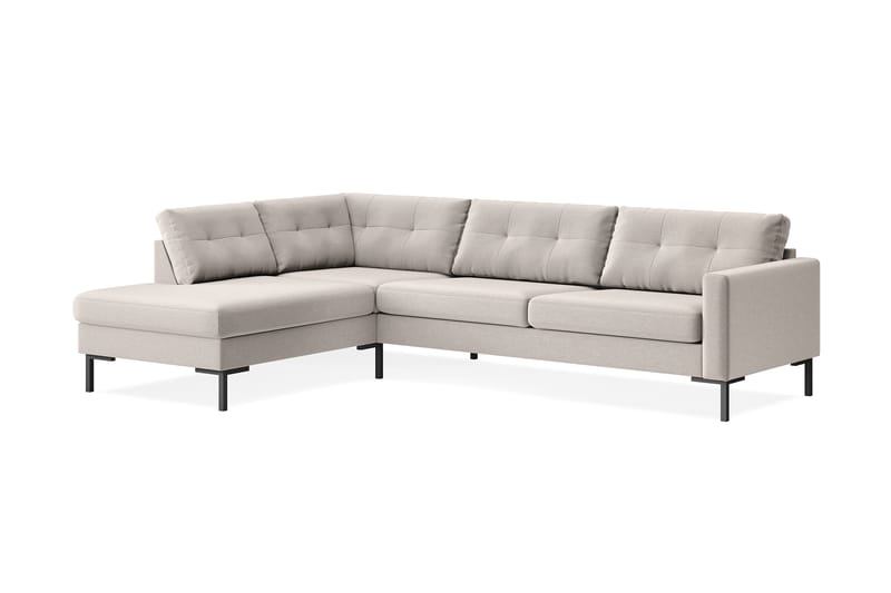 Frillestad 4-pers Sofa med Chaiselong Venstre - Beige - Møbler - Sofaer - Sofa med chaiselong