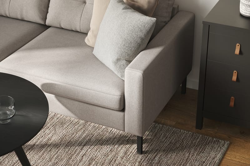 Frillestad 4-pers Sofa med Chaiselong Venstre - Beige - Møbler - Sofaer - Sofa med chaiselong