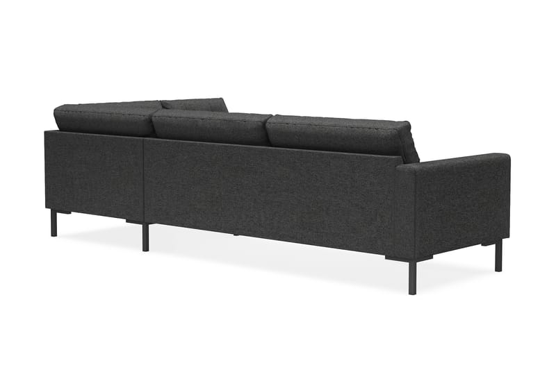 Frillestad 4-pers Sofa med Chaiselong Højre - Mørkegrå - Møbler - Sofaer - Sofa med chaiselong