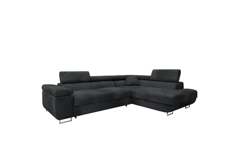 Gabina Sofa med Chaiselong 3-personers - Mørk grå - Møbler - Sofaer - Sofa med chaiselong