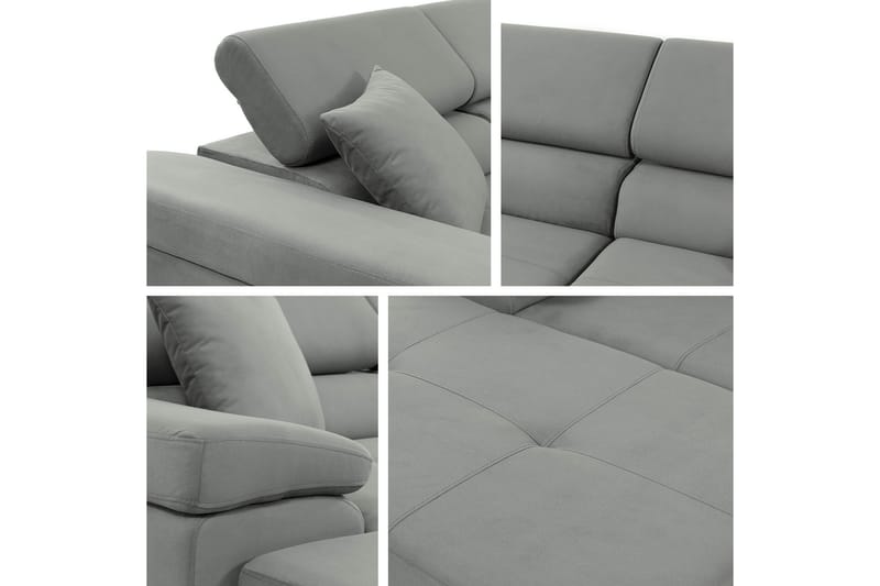 Gabina Sofa med Divan 3-personers - Rosa - Møbler - Sofaer - Sofa med chaiselong