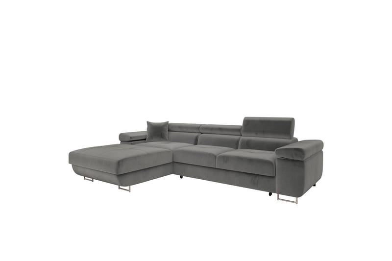 Gabina Sofa med Divan 3-personers - Grå - Møbler - Sofaer - Sofa med chaiselong