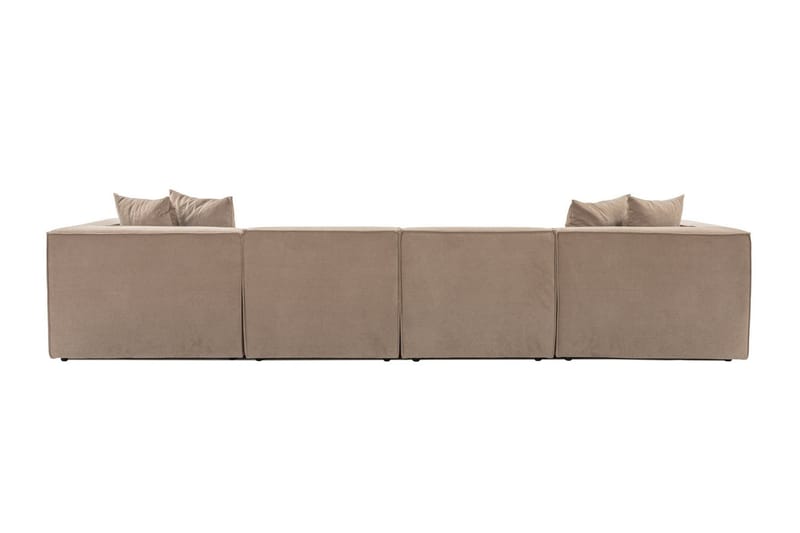 Gregor Sofa med Chaiselong 4-personers - Cappuccino - Møbler - Sofaer - Sofa med chaiselong