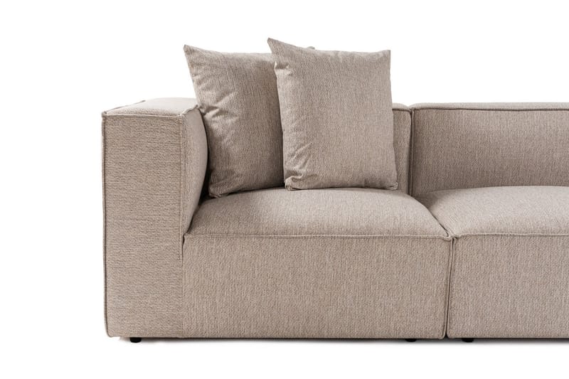 Gregor Sofa med Chaiselong 4-personers - Sand beige - Møbler - Sofaer - Sofa med chaiselong