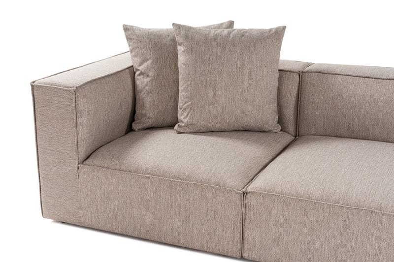 Gregor Sofa med Chaiselong 4-personers - Sand beige - Møbler - Sofaer - Sofa med chaiselong