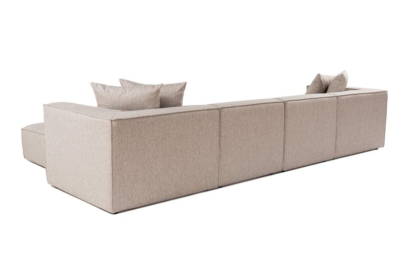 Gregor Sofa med Chaiselong 4-personers - Sand beige - Møbler - Sofaer - Sofa med chaiselong