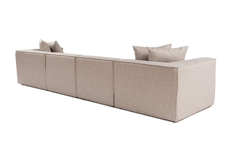 Gregor Sofa med Chaiselong 4-personers - Sand beige - Møbler - Sofaer - Sofa med chaiselong