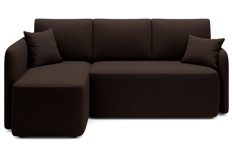 Hadson 3-personers Sofa med Chaiselong - Brun - Møbler - Sofaer - Sofa med chaiselong