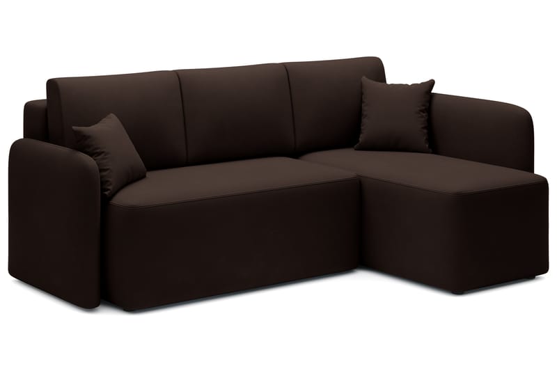 Hadson 3-personers Sofa med Divan - Brun - Møbler - Sofaer - Sofa med chaiselong