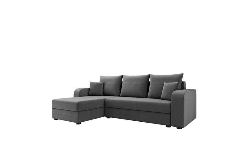 Hewlet Sofa med Divan 3-personers - Grå - Møbler - Sofaer - Sofa med chaiselong