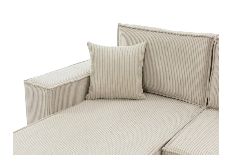 Hobson Sofa med Divan 3-personers - Beige - Møbler - Sofaer - Sofa med chaiselong