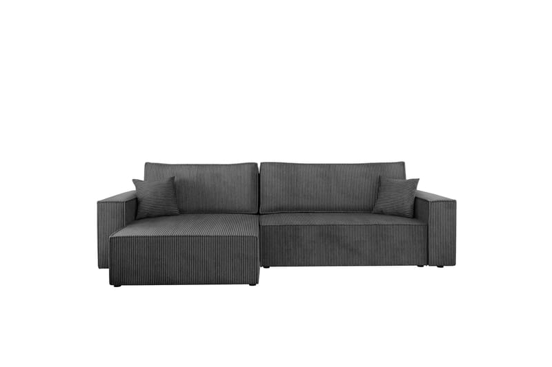 Hobson Sofa med Divan 3-personers - Mørk grå - Møbler - Sofaer - Sofa med chaiselong