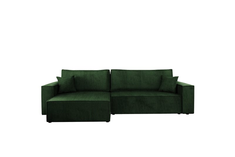 Hobson Sofa med Divan 3-personers - Grøn - Møbler - Sofaer - Sofa med chaiselong