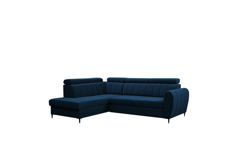 Hoffman Sofa med Chaiselong 3-personers - Blå - Møbler - Sofaer - Sofa med chaiselong