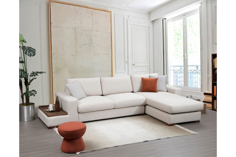 Huelva Chaiselongsofa - Beige - Møbler - Sofaer - Sofa med chaiselong