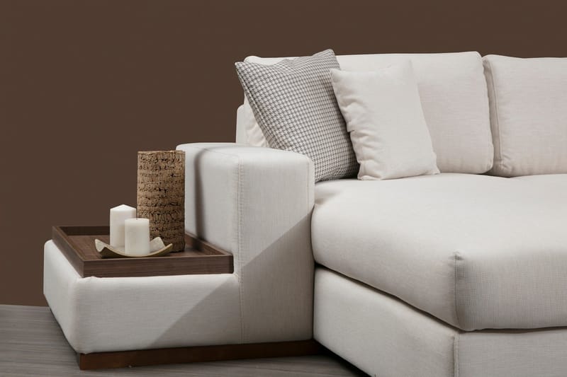 Huelva Chaiselongsofa - Beige - Møbler - Sofaer - Sofa med chaiselong