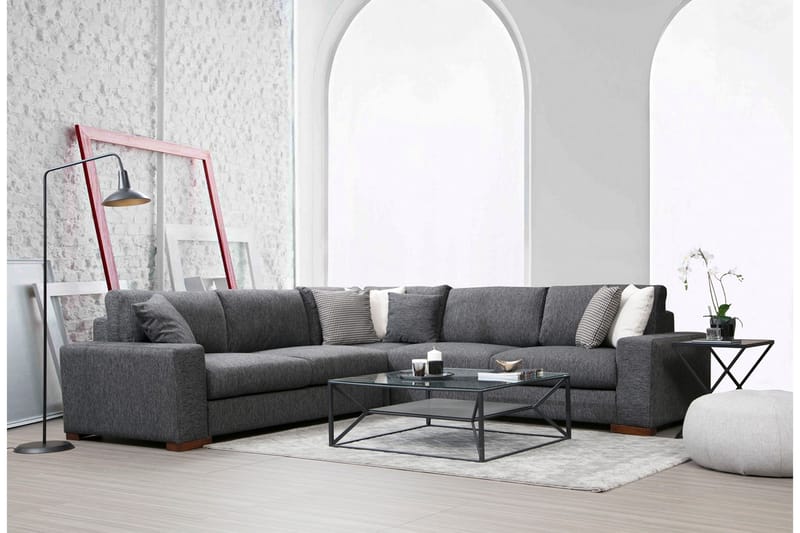 Huelva Chaiselongsofa - Grå - Møbler - Sofaer - Sofa med chaiselong