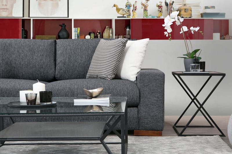 Huelva Chaiselongsofa - Grå - Møbler - Sofaer - Sofa med chaiselong