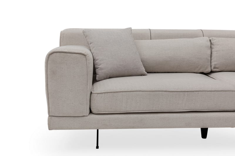 Jivago Chaiselongsofa Højre - Beige/Sort - Møbler - Sofaer - Sofa med chaiselong