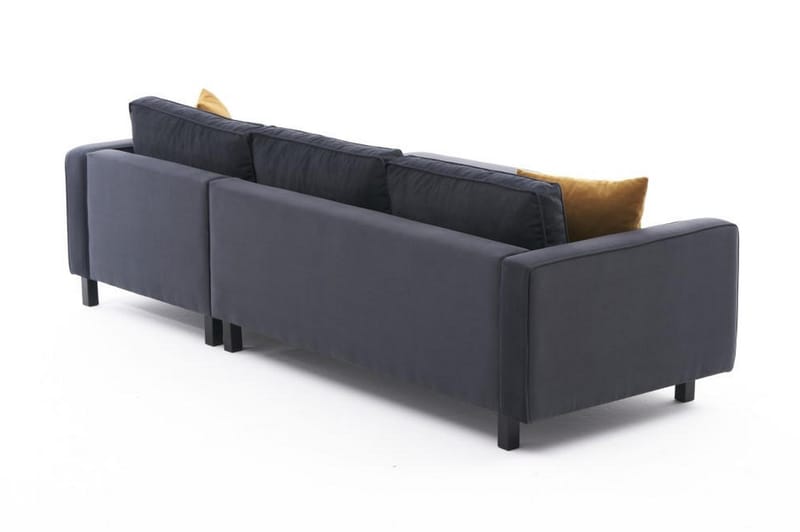 Kaletea Sofa m. Chaiselong 4-Pers. - Mørkegrå - Møbler - Sofaer - Sofa med chaiselong