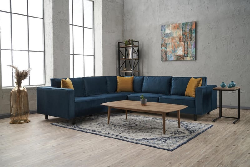 Kaletea Sofa m. Chaiselong 4-Pers. - Grøn - Møbler - Sofaer - Sofa med chaiselong