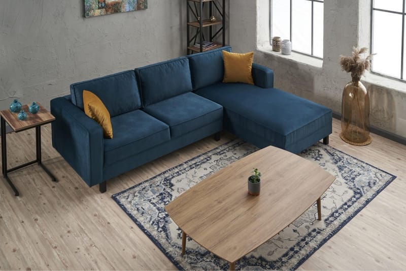 Kaletea Sofa m. Chaiselong 4-Pers. - Grøn - Møbler - Sofaer - Sofa med chaiselong