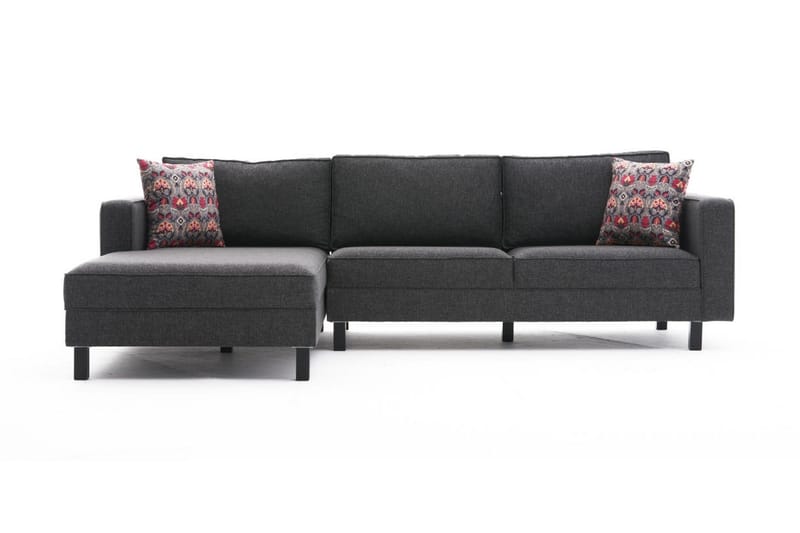 Kaletea Sofa m. Chaiselong 4-Pers. - Antracit - Møbler - Sofaer - Sofa med chaiselong