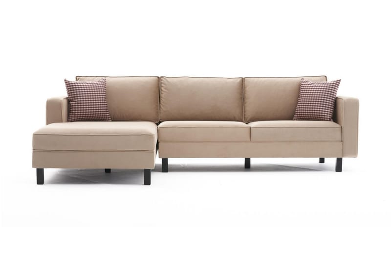 Kaletea Sofa m. Chaiselong 4-Pers. - Beige - Møbler - Sofaer - Sofa med chaiselong